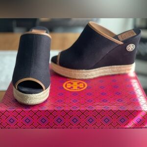 Tory Burch Canvas Mules